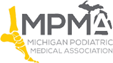 Logo Recognizing Michigan Foot & Ankle Specialists's affiliation with Michigan Podiatric Medical Association